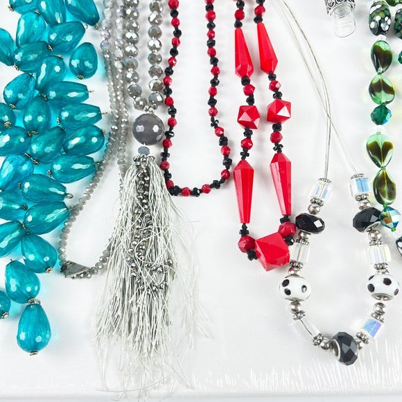 Bead Soup, Harvested Beads for Jewelry, Upcycled Lot, Bead Destash, Grab Bag - Picture 5 of 9